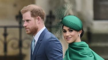 Princ Harry in Meghan Markle