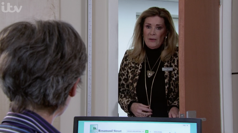 Liz/Gemma/Dr Gaddas Coronation Street ITV