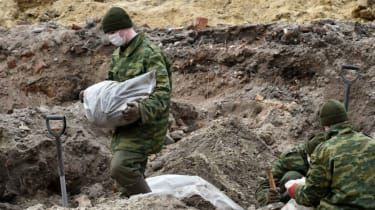 Hundratals kroppar hittades i nazitidens massgrav i Vitryssland