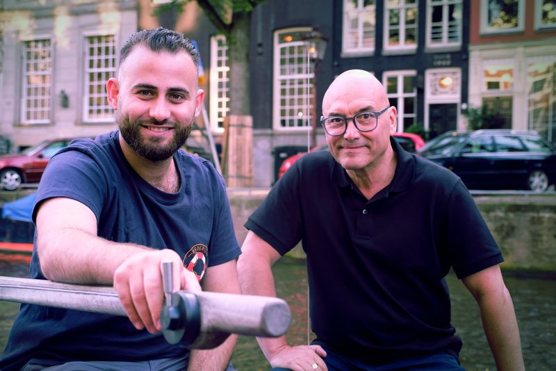 Gregg Wallace uživa v vikendu v Amsterdamu