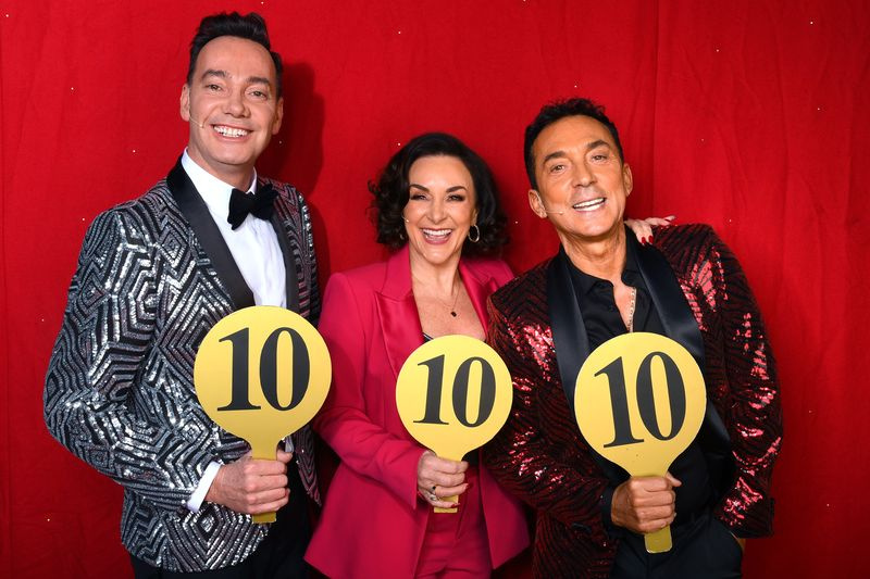 Craig Revel Horwood cu Shirley Ballas și Bruno Tonioli