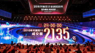 Per vienišių dienos išpardavimą „Alibaba“ per 85 sekundes uždirba 1 mlrd
