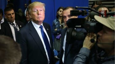 Trump anklagas för att ha uppviglat till våld mot journalister