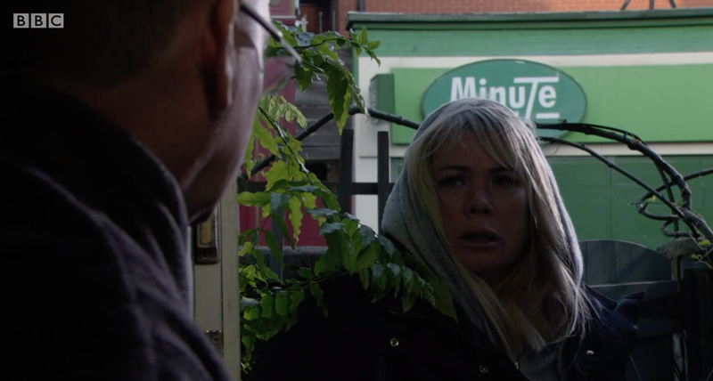 Šārona Mičela un Ians Bīls filmā EastEnders