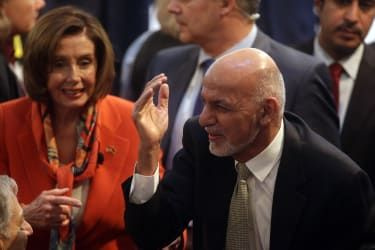 Afganský prezident Ashraf Ghani na Mníchovskej bezpečnostnej konferencii v roku 2020