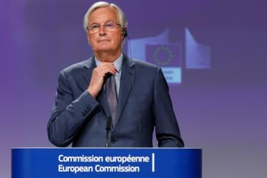 Hlavný vyjednávač EÚ – osobitná skupina pre prípravu a vedenie rokovaní so Spojeným kráľovstvom podľa článku 50 ZEÚ. 2015-2016- Michel Barnier hovorí o obchodnej dohode w