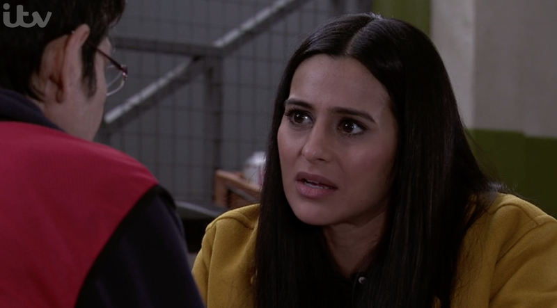 Yasmeen oikeudessa Paula Coronation Street ITV