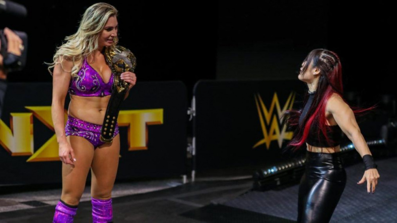 WWEs Charlotte Flair snakker Io Shirai-kamp: 'I Have High Hopes'