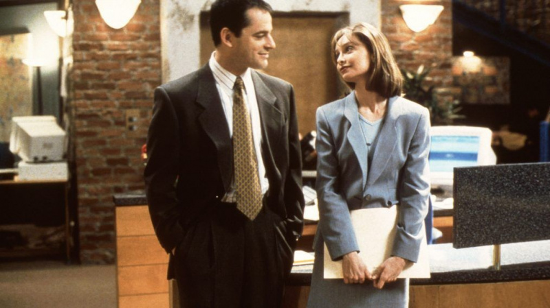 ALLY McBEAL, (from left): Gil Bellows, Calista Flockhart,