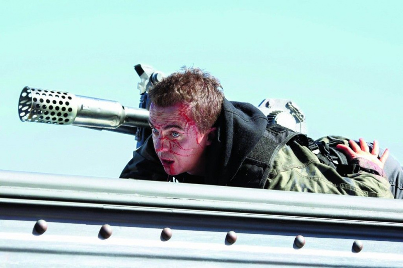 SHARKNADO 3: OH HELL NO! -- Pictured: Frankie Munoz as Lucas -- (Photo by: Raymond Liu/Syfy)