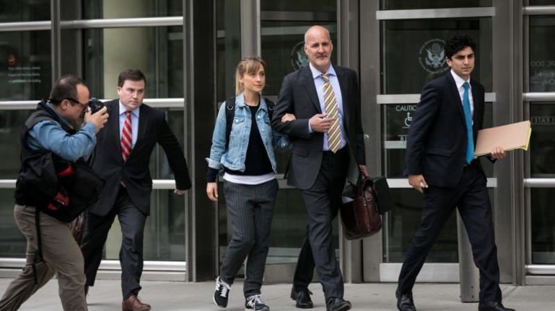 Actress Allison Mack Appears In Court Over Case Involving Alleged Sex Cult