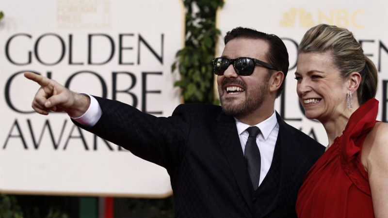 Golden Globes: les hauts et les bas des anciennes fonctions d'hébergement de Ricky Gervais (et ce qui se passera dimanche)