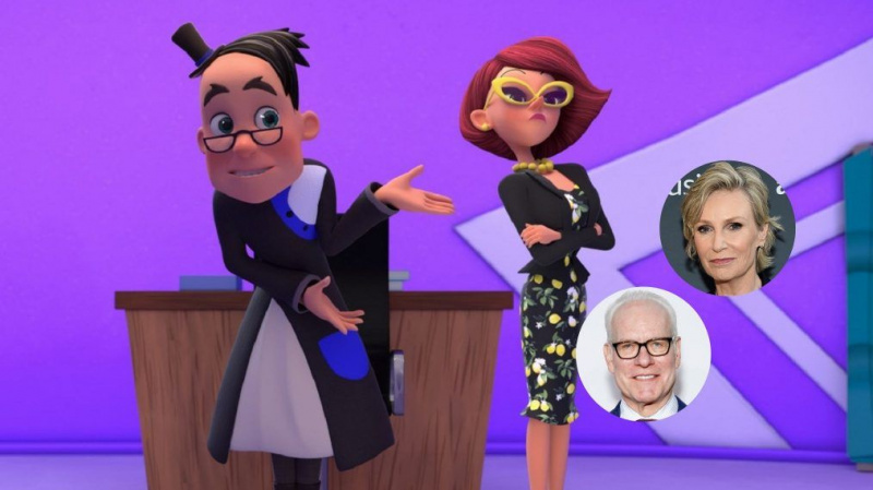 ジェーンリンチとティムガンの「中学校モーグル」のキャラクター（写真）を最初に見る