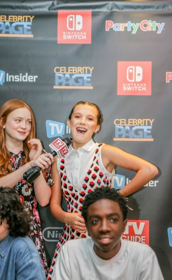 Comic Con 2017 - Stranger Things - Sadie Sink, Millie Bobby Brown, Caleb McLaughlin