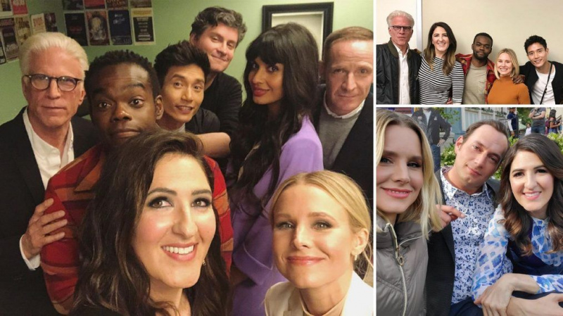'The Good Place': Bakom kulisserna i den sista säsongen med rollisten (BILDER)