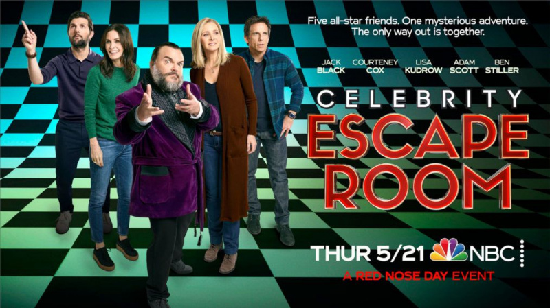 Lisa Kudrow, Jack Black e mais interpretam 'Celebrity Escape Room' (fotos)