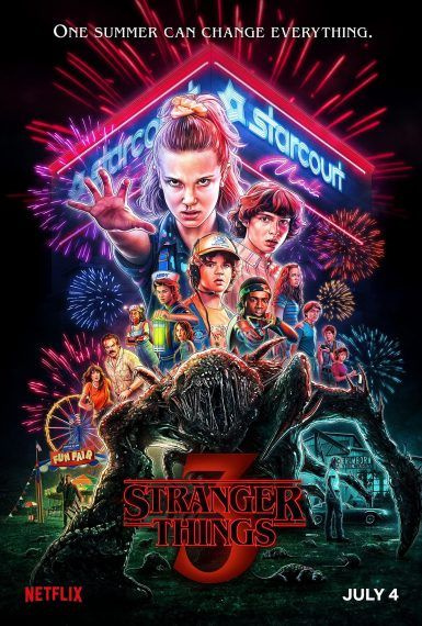 Highlights di 'Stranger Things' Eleven & a New Monster on Season 3 Poster (FOTO)