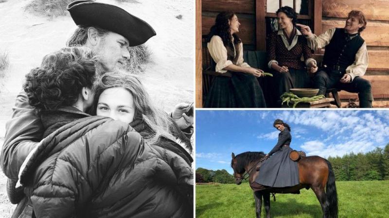 'Outlander' sesong 5: Se stjernene bak kulissene i Skottland (BILDER)