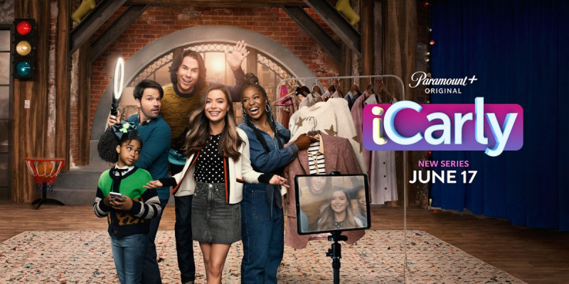 iCarly Revival Paramount Plus Key Art plakāts