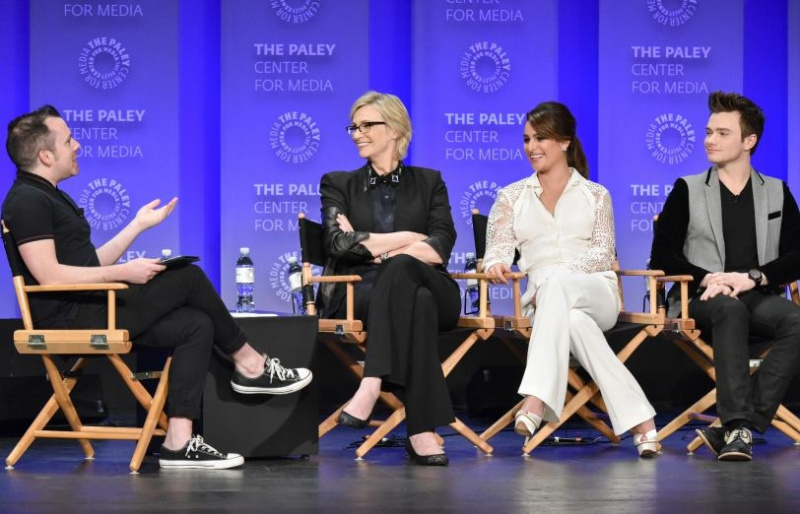 „Glee Cast“ akcijos užkulisiuose „PaleyFest LA“