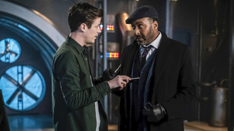 Grant Gustin Jesse L Martin The Flash Season 6 Episode 16 Barry Joe