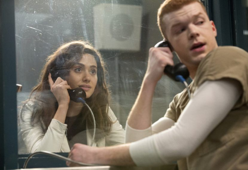 Emmy Rossum as Fiona Gallagher and Cameron Monaghan as Ian Gallagher in SHAMELESS (Season 9, Episode 01,