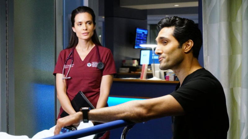 Torrey DeVitto Dominic Rains Chicago Med Season 5 Natalie Crockett