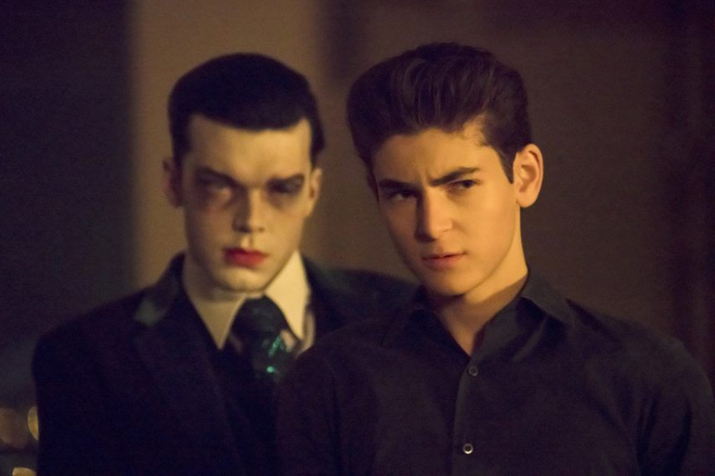 GOTHAM: L-R: Guest star Cameron Monaghan and David Mazouz in the ÒA Dark Knight: No ManÕs LandÓ season finale episode of GOTHAM airing Thursday, May 17 (8:00-9:00 PM ET/PT) on FOX. 2018 Fox Broadcasting Co. Cr: Giovanni Rufino / FOX