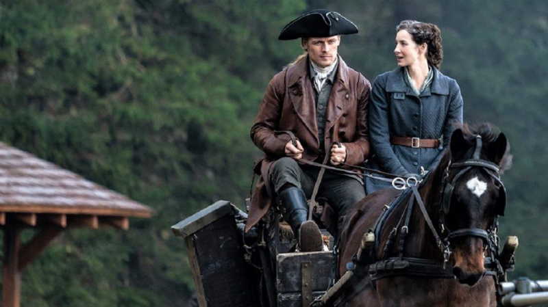 outlander 6 sezonas starz sam heughan caitriona balfe