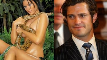 Zviedrijas princis un topless modelis