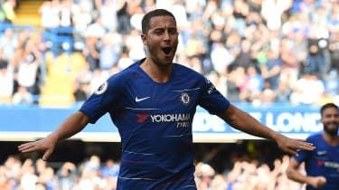 Eden Hazard z Chelsea a Belgicka bol spájaný so španielskym gigantom Realom Madrid