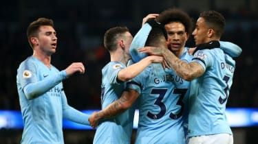 Peps Gvardiola apsveic Man City komandas spēku vēsturiskajā četrkāršībā