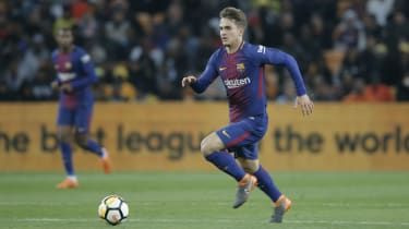 Barcelonas mittfältare Denis Suarez har en landskamp för Spanien