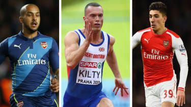 Szybszy niż Bolt? Sprinter Kilty rzuca wyzwanie Walcottowi i Bellerin