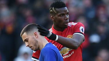 Napastnik Chelsea Eden Hazard i pomocnik Man Utd Paul Pogba są związani z Realem Madryt