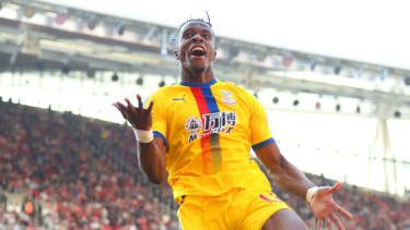 Wilfried Zaha strzelił gola przeciwko Arsenalowi w wygranym 3:2 meczu Crystal Palace z Emirates w kwietniu