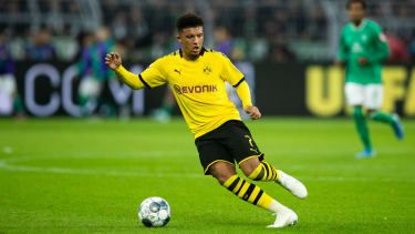 Borussia Dortmund a anglický krídelník Jadon Sancho