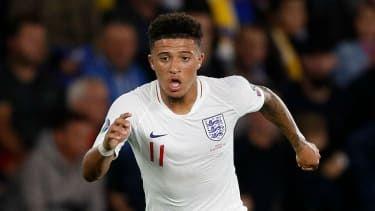 Jadon Sancho strzelił dwa gole w wygranym 5:3 przez Anglię zwycięstwie nad Kosowem 10 września