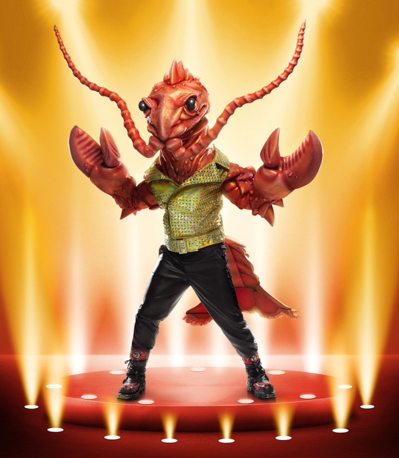  Rock Lobster, The Masked Singer'da performans sergiliyor