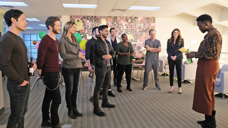 The Resident Sesong 4, episode 10 Mina Farewell Party