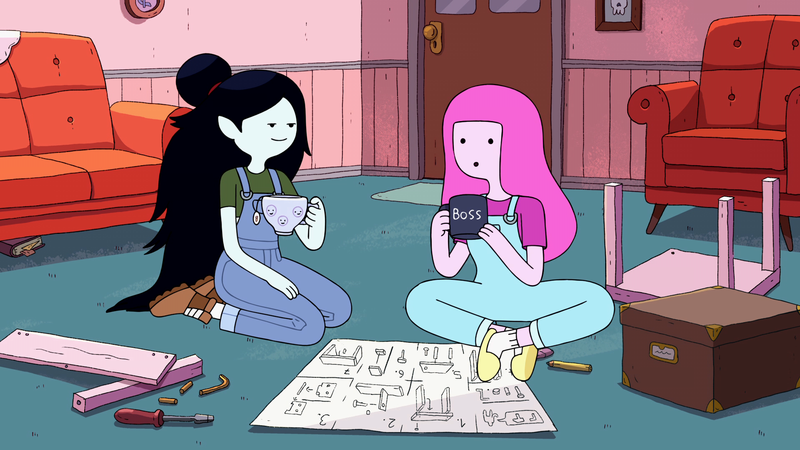 Adventure Time Obsidian Marcy in Bonnie pijeta čaj