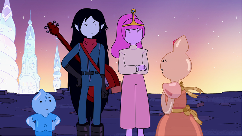 Adventure Time Obsidian See-Through Princess prosi Marcy in Bonnie, da rešita Stekleno kraljestvo
