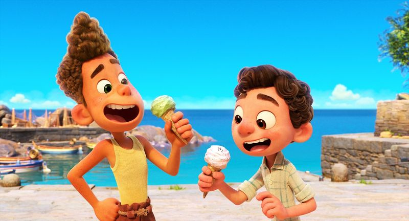 Alberto și Luca în Pixar