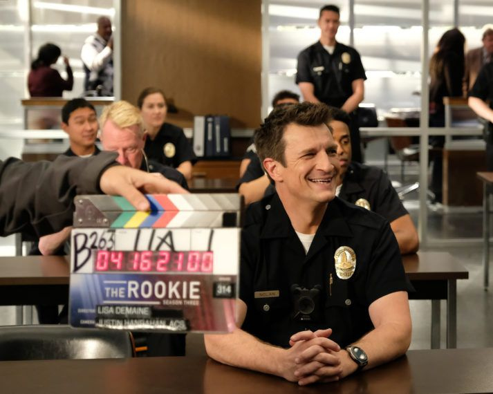 Rookie + Nathan Fillion BTS