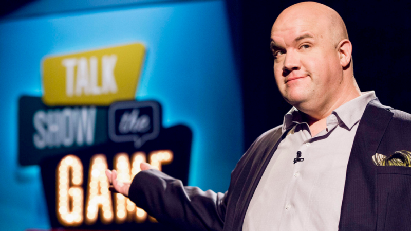 Guy Branum, 'Talk Show the Game Show', mostra come la scrittura per le donne abbia fatto carriera
