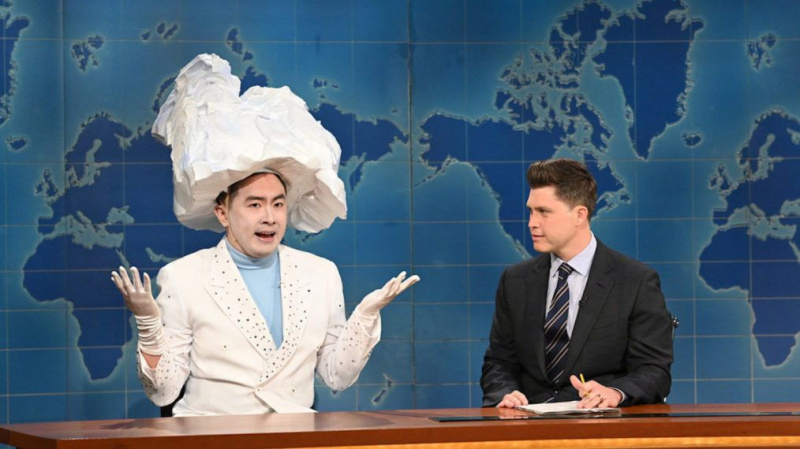 'SNL': El iceberg que hundió el Titanic y más bocetos notables de Bowen Yang (VIDEO)