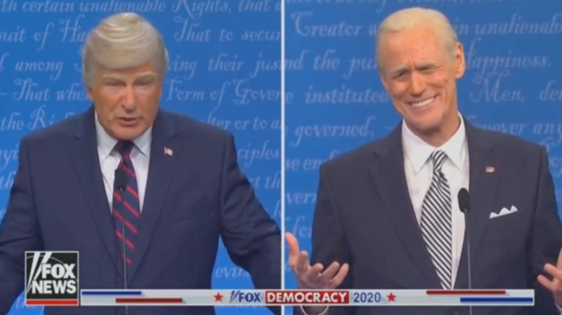 Saturday Night Live Säsong 46 Premiär Alec Baldwin Jim Carrey Trump Biden