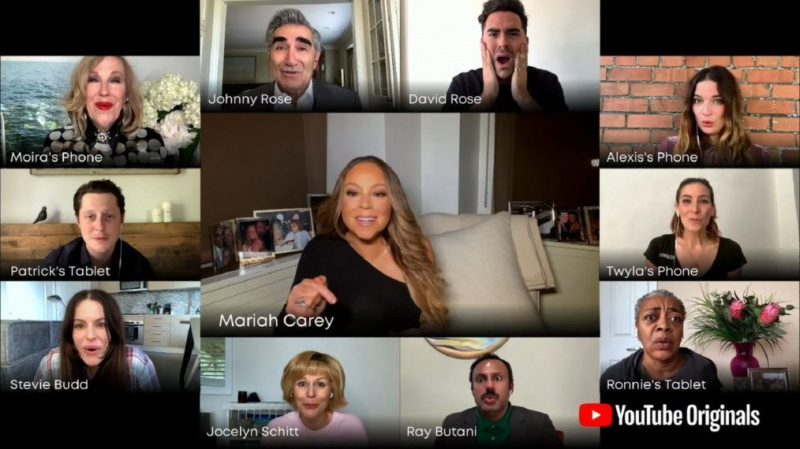 Mariah Carey überrascht 'Schitt's Creek' Besetzung von 'Dear Class of 2020' (VIDEO)