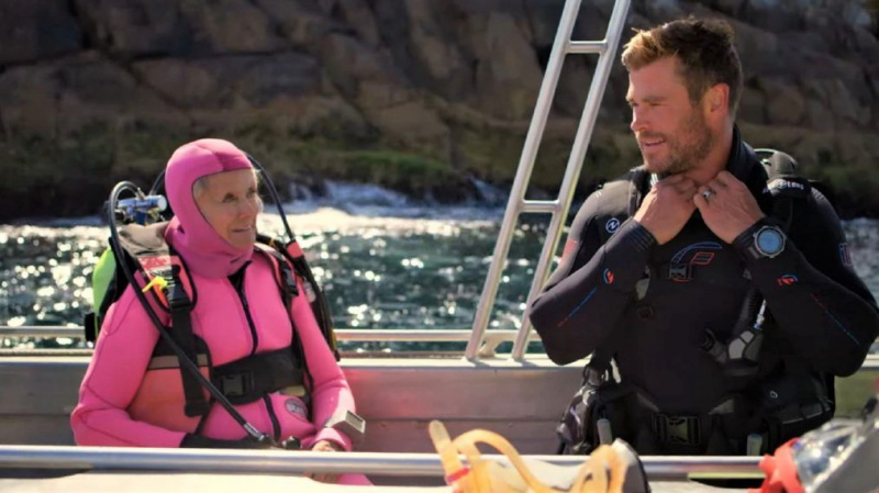 „Nat Geo“ „SharkFest 2021“: Chriso Hemswortho „Ryklių paplūdimys“ ir dar daugiau - rinktinėje (VIDEO)