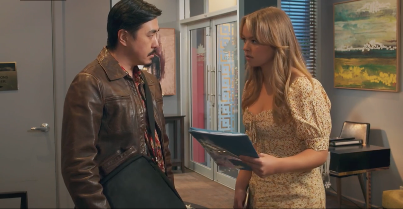 Neighbors spoilers, Harlow Robinson, John Wong